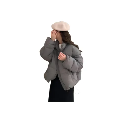ZVJH Серый Женский пуховик
