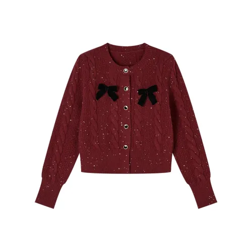 XIANGYING Красный Женский Свитер