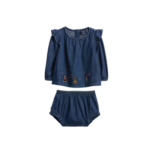 GAP X Disney Повседневная Спортивная Одежда Комплект из 2 предметов для Малыша Деним Набор для Новорожденных и Детей дошкольного возраста