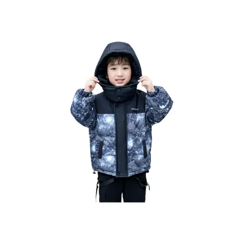 Lanza Повседневное Пуховое Пальто Зимнее Темно-синий Детский Возраст 3-7 Лет