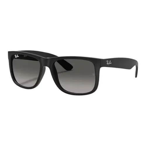 RayBan Nylon Square Солнцезащитные очки Унисекс Matte Rubber Black