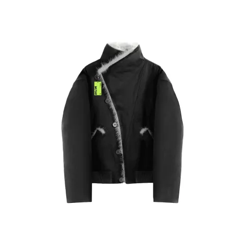 W7H1 Черный Унисекс Пуховики