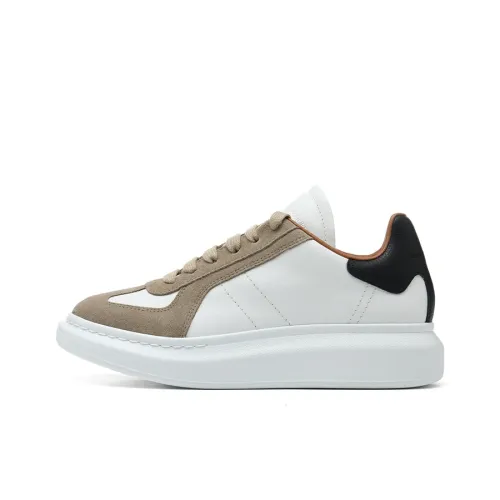 Alexander McQueen Oversized Sneaker Low Топ Повседневная обувь Мужская Белый Коричневый Черный