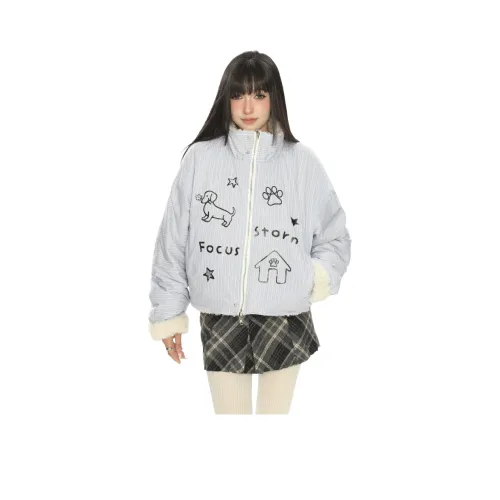 NICEAMOLA Хлопковый пуховик женский