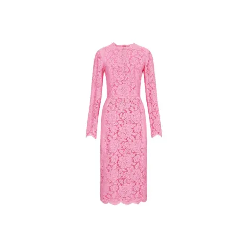 Dolce Gabbana Длинное платье с длинными рукавами женское