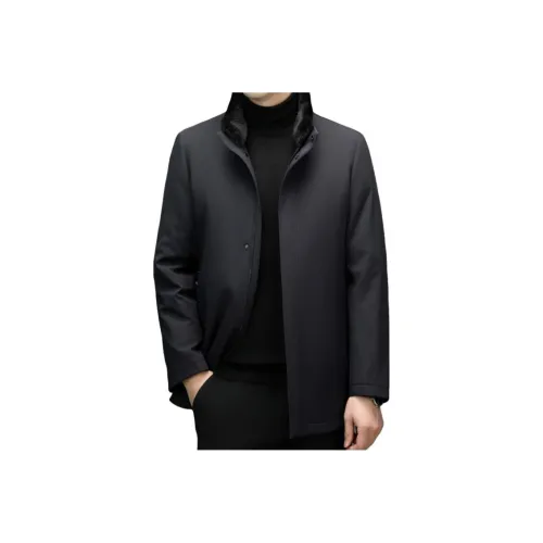 TAIZILONG Темно-синий Синий Мужской Пуховик (Пуховая куртка)