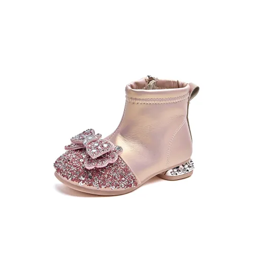 CHAOPAISHA Детские кожаные сапоги High Top H614 Розовый Manga Kids