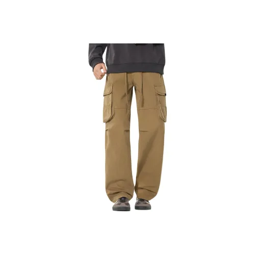 CCAABB Темный хаки Мужские Повседневные Штаны