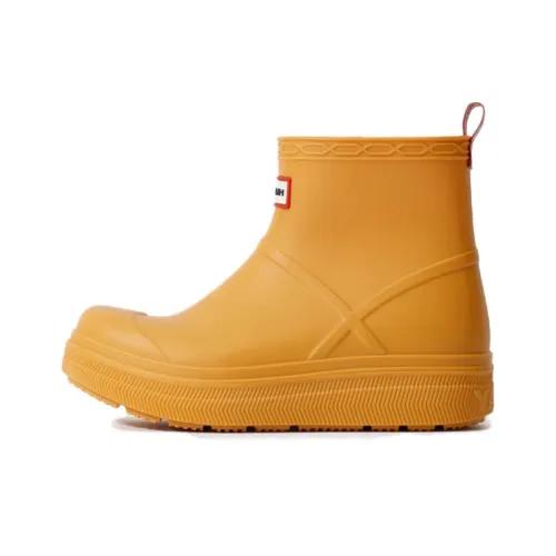 HUNTER Play Водонепроницаемые резиновые сапоги унисекс шафран