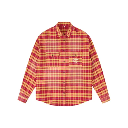 DITB Красная клетка Женские рубашки