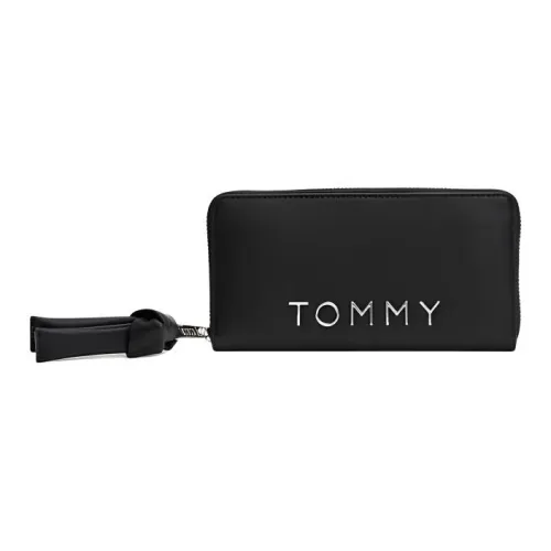 Tommy Hilfiger Полиуретан Кошелек Большой Женский Черный