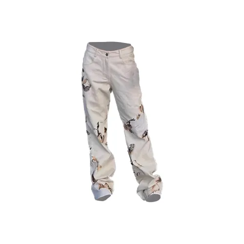 SAGP Белый Унисекс Джинсы