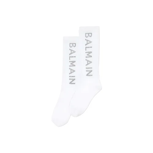 BALMAIN FW24 Носки 1 Пачка Белые Детские