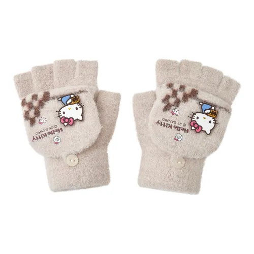 Санрио Полиэстер Трикотаж Перчатки Женские
