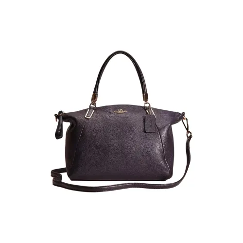 COACH Kelsey Зернистая текстура кожа кожа сумка через плечо сумка через плечо большая унисекс золотой и полночный синий