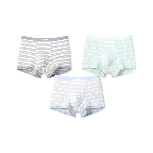 JIUSUIBAN Светло-синий + Светло-серый + Светло-зеленый Kids Нижнее белье