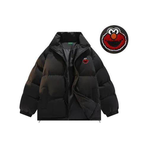 SESAME STREET Стеганый хлопковый пуховик унисекс