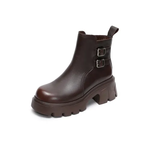 SENJIALUO Короткий Мартин Ботинок Женские