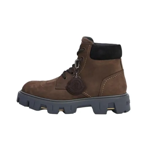 Moncler PEAK Urban Booties 4CM Мужской Коричневый
