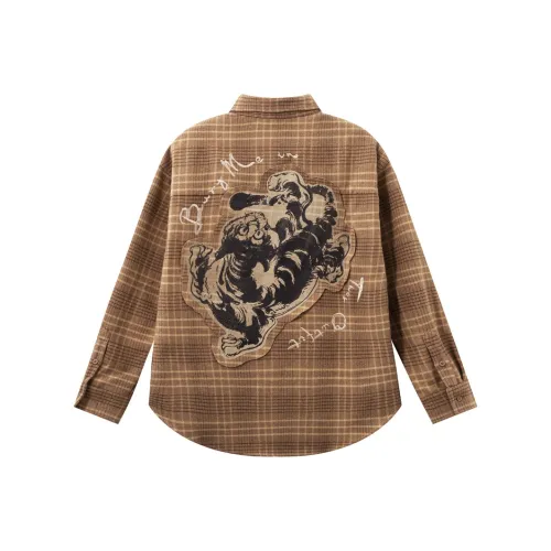 SPRAYGROUND Insect Master Collaboration Светлый кофейный Унисекс Рубашки