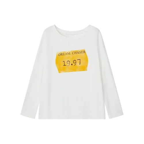 Ouyang Белый Женские T-рубашки