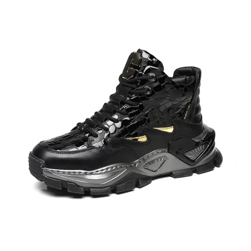 SENJIALUO Покрытие Устойчивое к истиранию Легкий И Дышащий Высокий Топ Повседневная Обувь Мужская