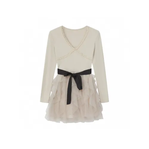 Udon House Длинное платье с длинными рукавами женское