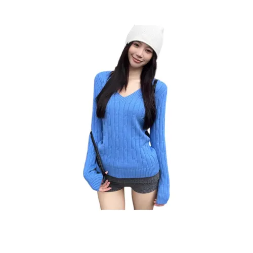 YOUSEKOO Синий Женский Трикотаж