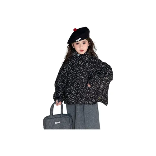 Lanza Повседневный хлопковый пуховик зимний черный для подростков