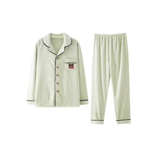 JINXU Зеленый Мужской Пижамный Комплект