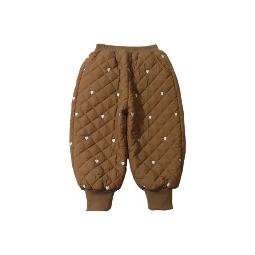 RHOBESAM Олень Дом Сердце Кролик Утепленные брюки Хаки Kids Тренировочные брюки