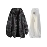 Чёрный топ + Белый Фотиния Серый K