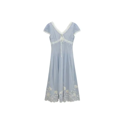 MIMIZI Короткое платье с короткими рукавами женское