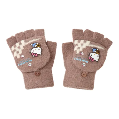 Санрио Полиэстер Трикотаж Перчатки Женские