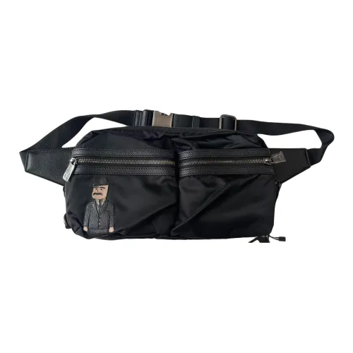 Dolce Gabbana Nylon Wallet Unisex Black Дольче Габанна Нейлоновая кошелек унисекс черный