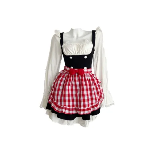 HUINIAN Длинное платье с длинными рукавами женское