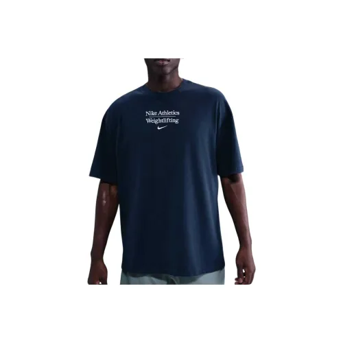 nike Морской синий Мужская T-рубашка