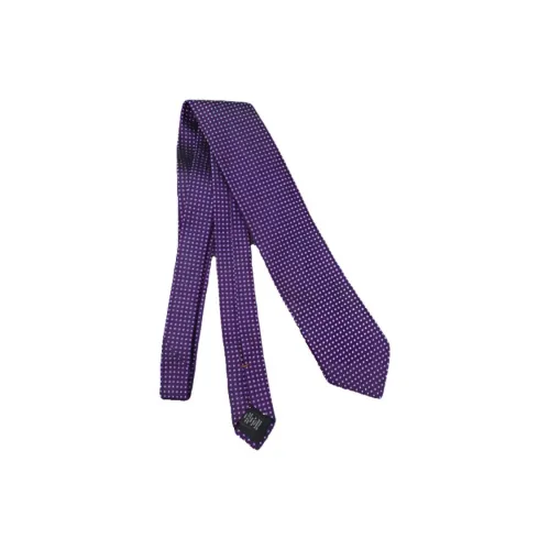Zegna Шелковые галстуки Мужской Черный Фиолетовый