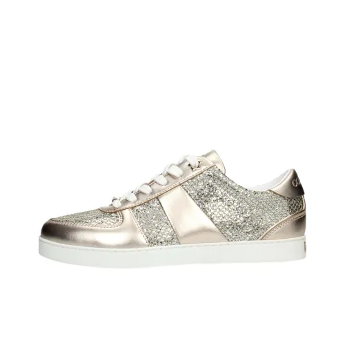 Jimmy Choo Низкие Кроссовки для скейтбординга Женские Золотые