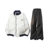 Экрю + Черные штаны