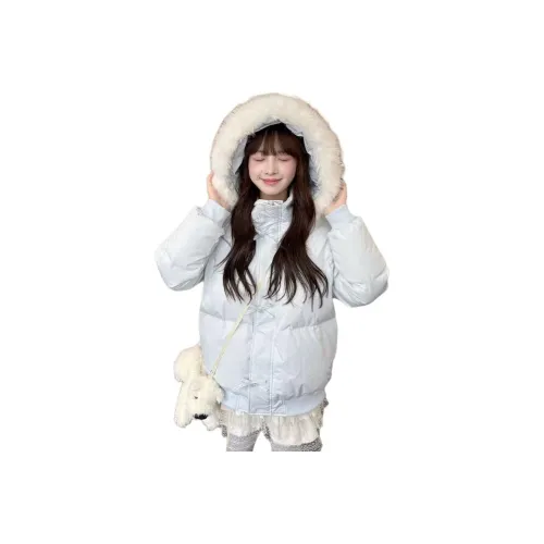 HNUF Синий Пуховик Женские Пуховики (Пуфы)