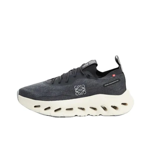 LOEWE On Running Коллаборация Cloudsolo Низкий Топ Повседневная Обувь Женская Джинсово-Серый