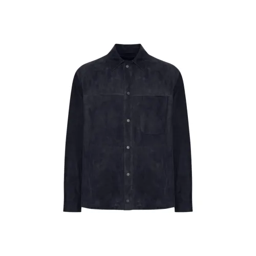 SALVATORE SANTORO Кожаная куртка мужская