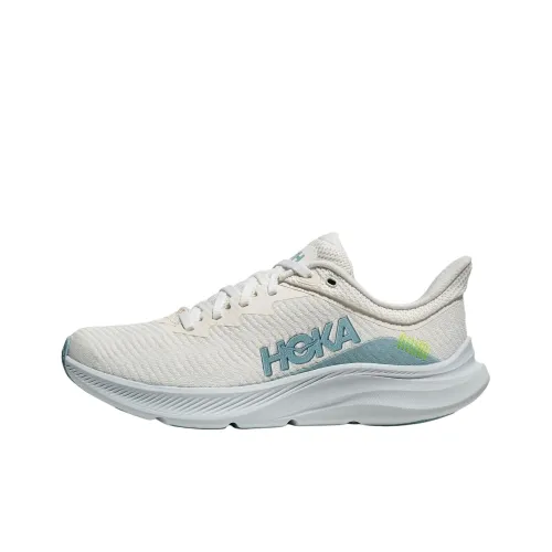 HOKA ONE ONE Solimar Аbrasion Resistant Беговые кроссовки Женские Бежевый Белый Синий