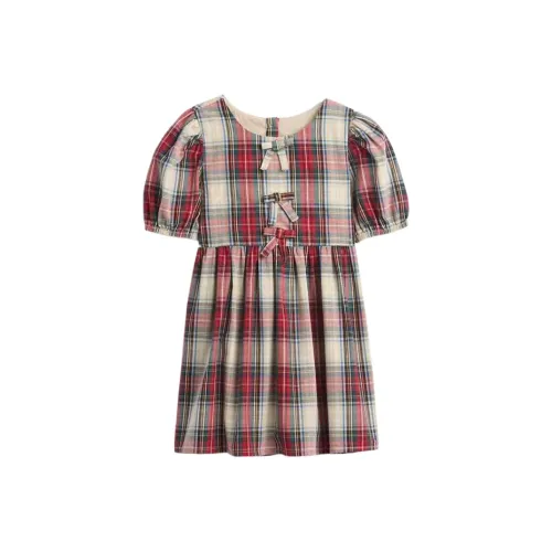 GAP Платье Малыш Toddler Буф-рукав Арочное Платье Детское