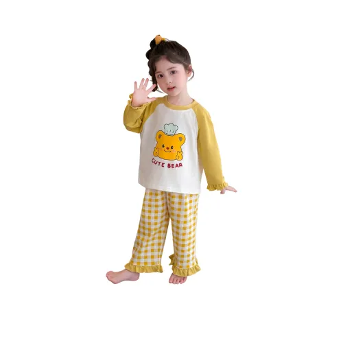 Lanza Домашний Комплект Весенний Осенний Желтый для Дети Возрастом 3-7 Лет