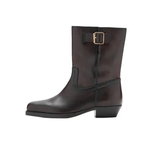 MANGO Botines 4CM Женские Шоколад