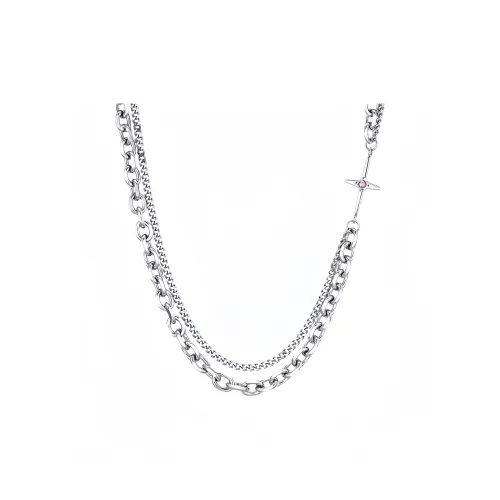 YOAR Титановые стальные ожерелья унисекс