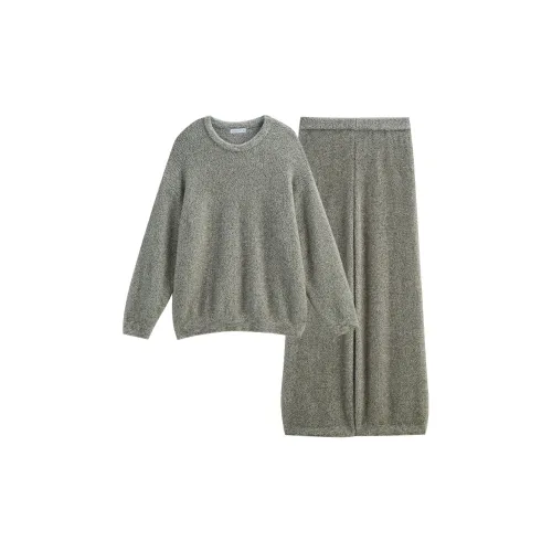 Same Language Пижамный комплект Женский Упрощенный Серый