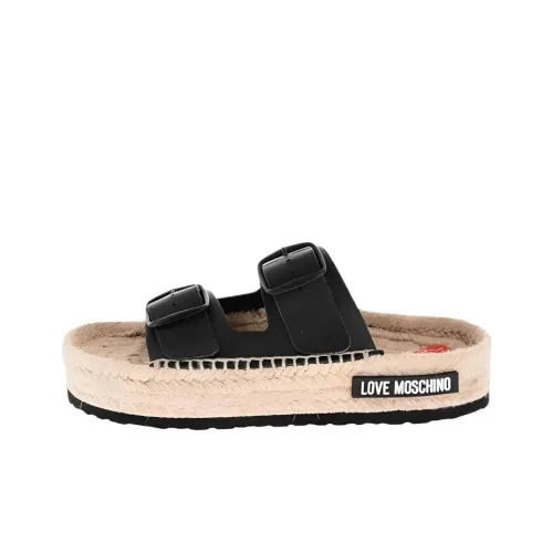 LOVE MOSCHINO Слипоны Женские Черные